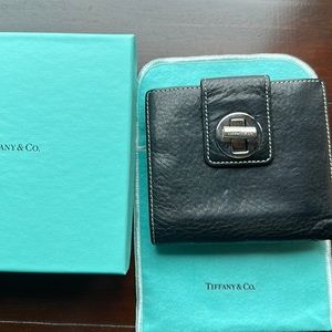 Tiffany & Co. French Wallet - black USED